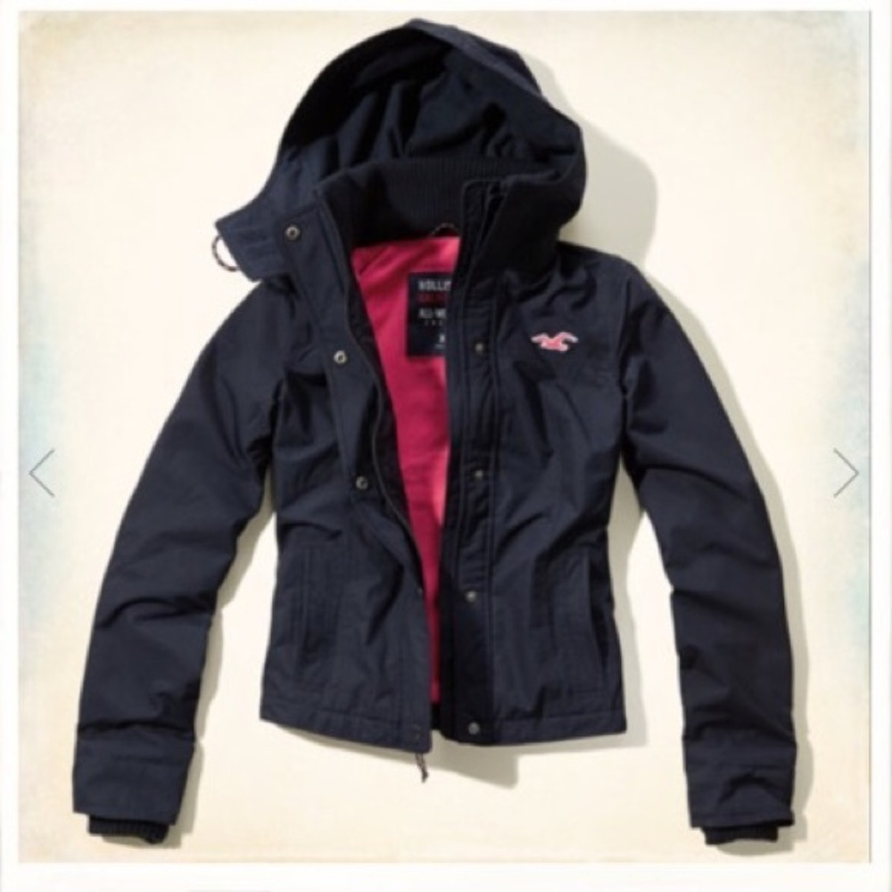 Hollister Navy Coat/Jacket